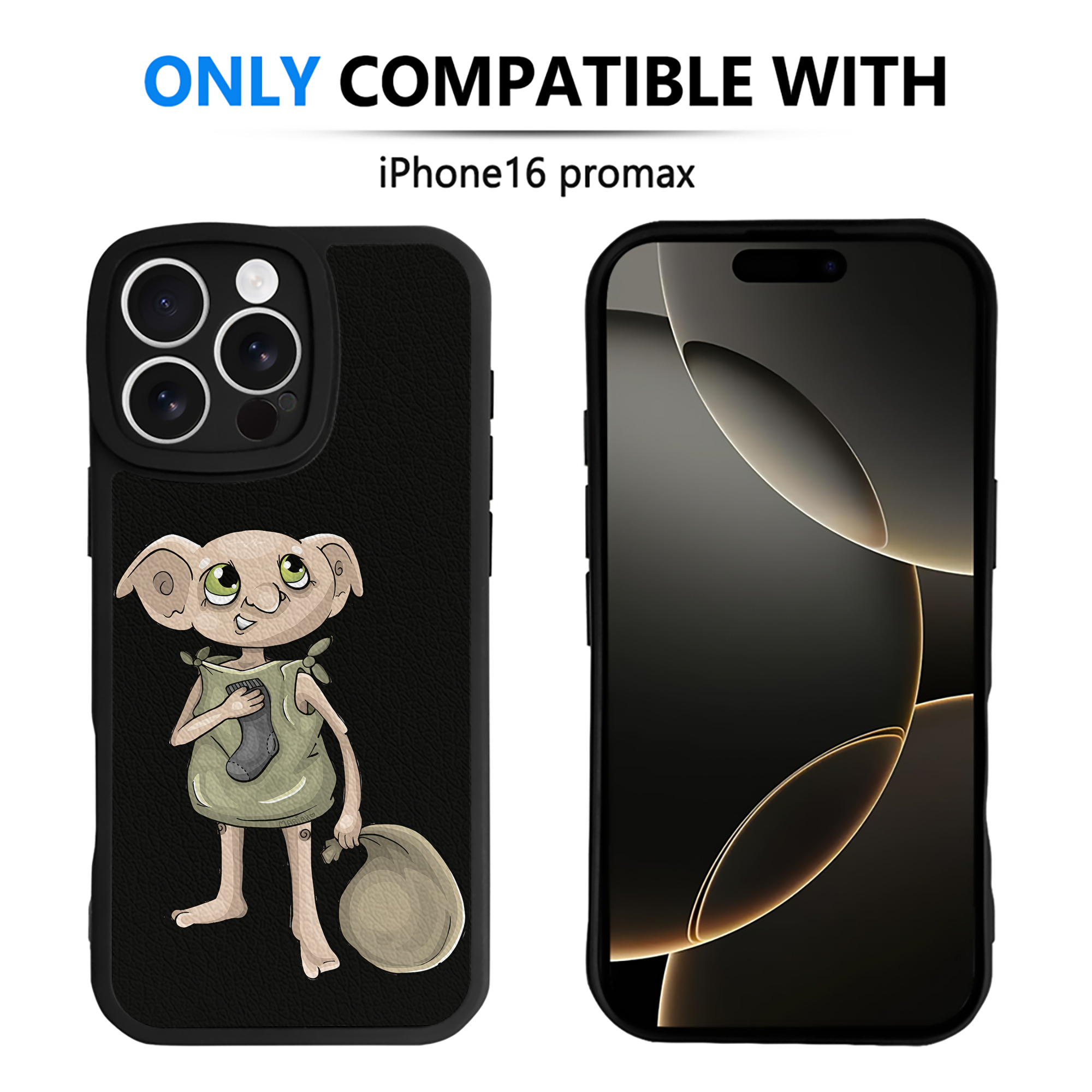 （画像用） Harry Potter ハリー・ポッターシリーズ 【iPhone 16シリーズ対応】シリコンスマホケース（レザー調） 材質：シリコン